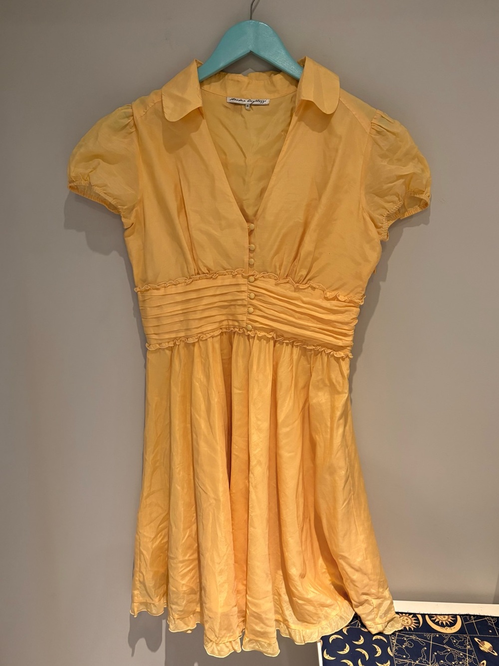 Frilly Yellow Vintage Dress